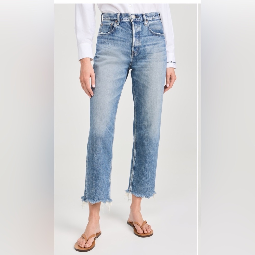 MOUSSY VINTAGE MV Mabel Wide Straight Jeans Size 27 ** flawed - see description